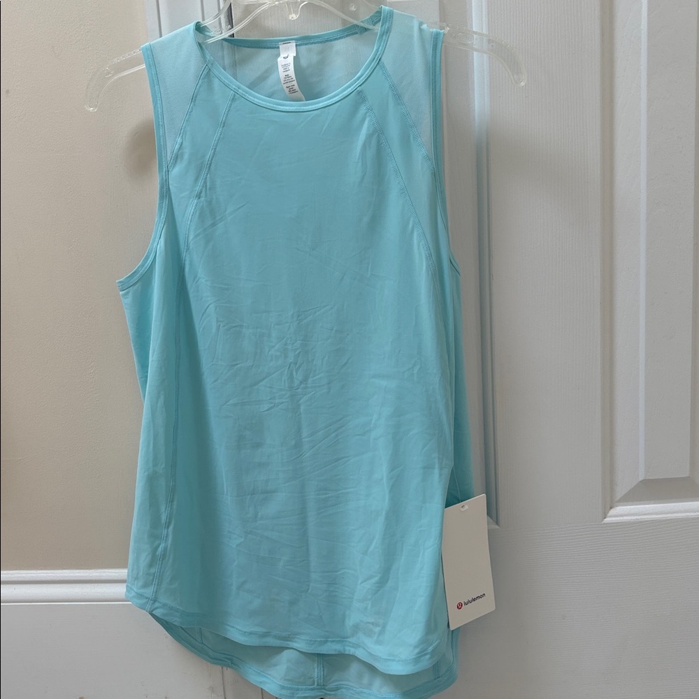 New Lululemon Light Blue Sculpt Tank Sleeveless Top Size 6